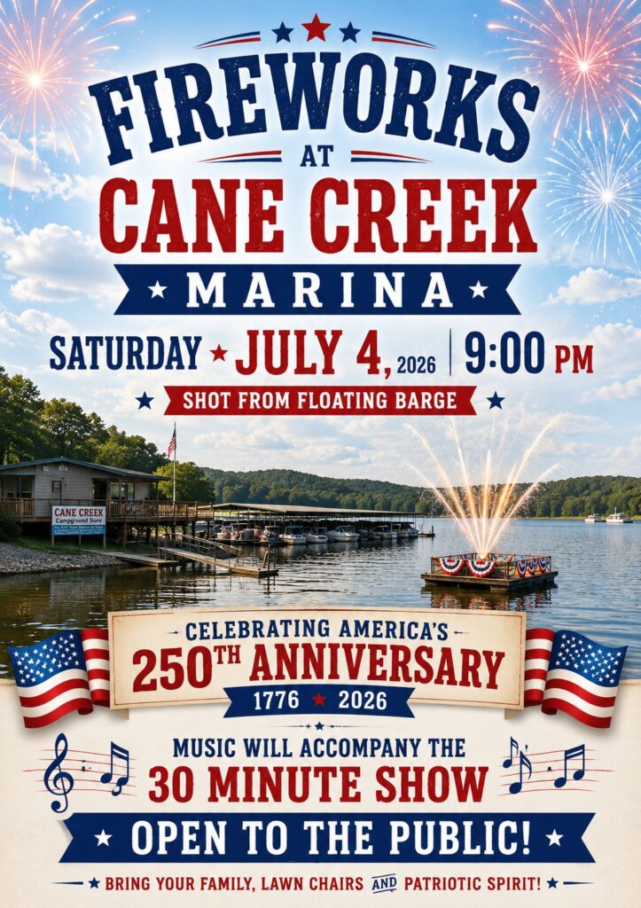 Fireworks at Cane Creek